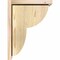 Ekena Millwork Crestline Rough Sawn Corbel w/Backplate, Douglas Fir, 8"W x 12"D x 16"H COR08X12X16CRE01RDF - alternate 3